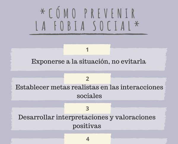 Cómo prevenir la fobia social