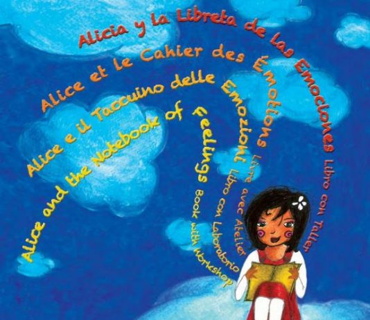 Dibujo de niña leyendo un libro
