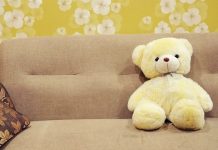 Alergia respiratoria de interior Peluche sobre sofá