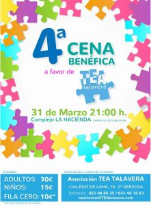 Cena benéfica TEA 2017