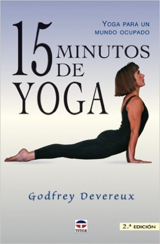 Portada del libro: 15 minutos de yoga.