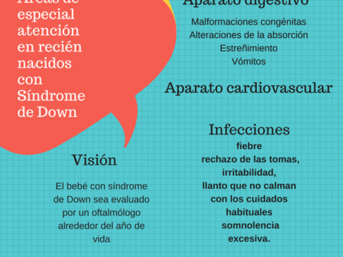 caracteristicas del sindrome de down