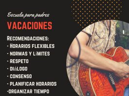 Escuela para padres. Vacaciones.