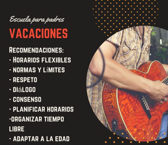Escuela para padres. Vacaciones.