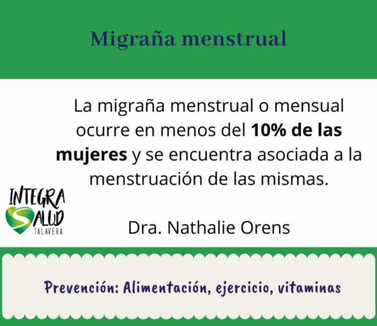 migraña menstrual