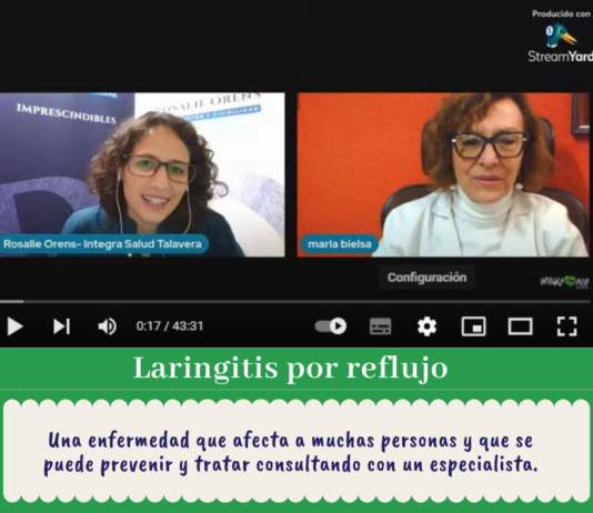 directo laringitis por reflujo con la Dra. maria Bielsa 14.3.22