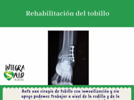 rehabilitación tobillo Fisioterapia Athenea
